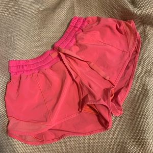 Lululemon Pink Hotty Hot Shorts Size 4